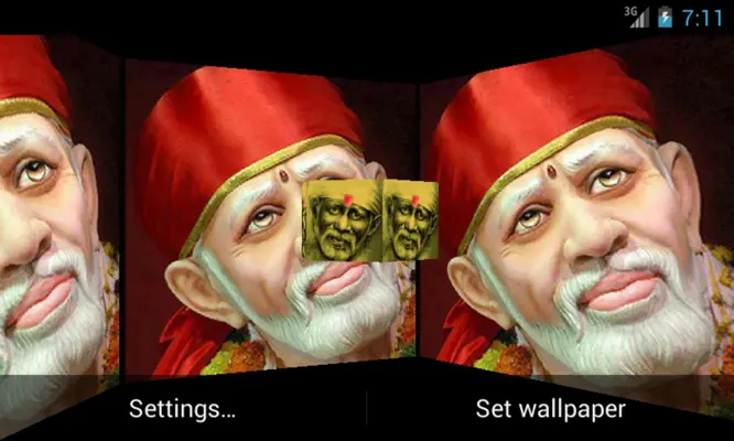 Shirdi Sai Baba 3D Live Wallpaper android App screenshot 0