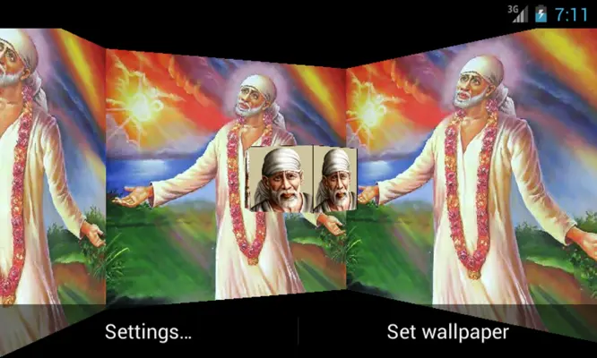 Shirdi Sai Baba 3D Live Wallpaper android App screenshot 1