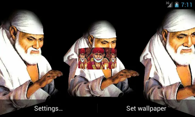 Shirdi Sai Baba 3D Live Wallpaper android App screenshot 2