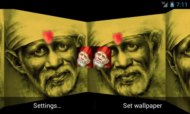 Shirdi Sai Baba 3D Live Wallpaper android App screenshot 4